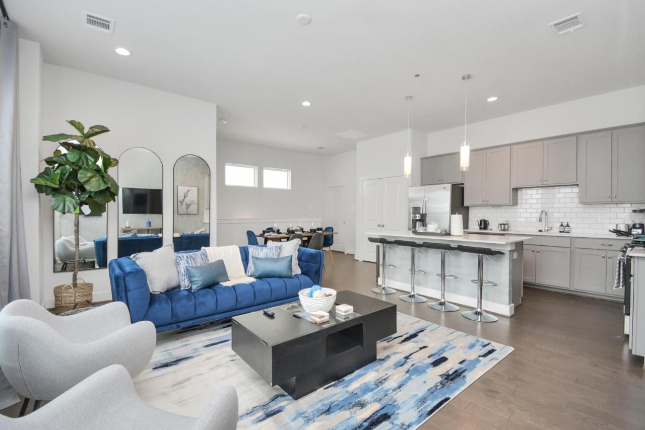 Casa Azure - New Modern 3 Bedroom Med Center, Nrg, Uh 휴스턴 외부 사진